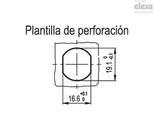 CM. - Sin agujero transversal