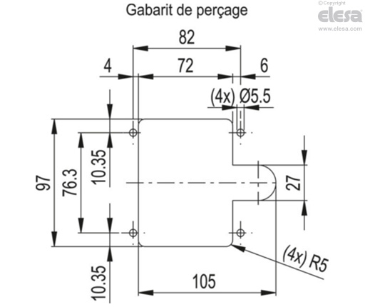 CSMH - Poignée encastrable avec verrou