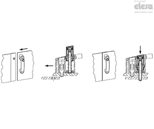 EBR-CH - Handle with safety locking device