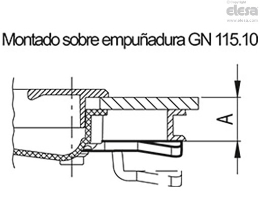 GN 115 - Palancas de cierre para cierres GN 115.10.