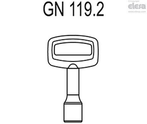 GN 115.10 - Flush pull handles with lever latch