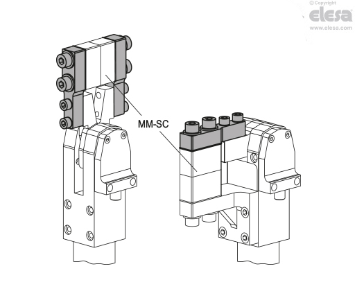 MM-A-SCL-NK - I-shaped brackets for jaw block