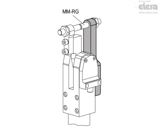 MM-FI-RG1-NK - Long I-shaped brackets for clamping screw