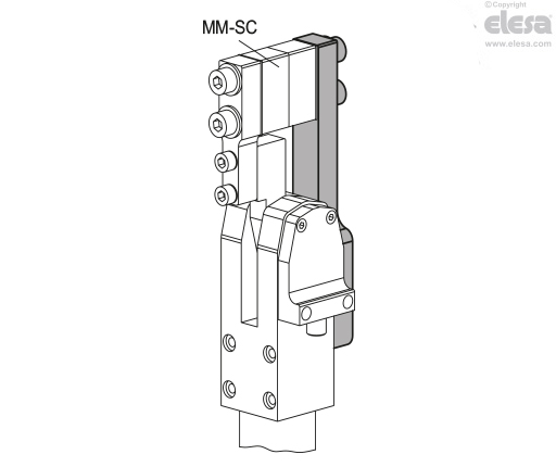 MM-FI-SCL-NK - Long I-shaped brackets for jaw blocks