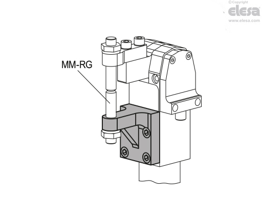 MM-FL-RG1-NK - Lower brackets for clamping screw