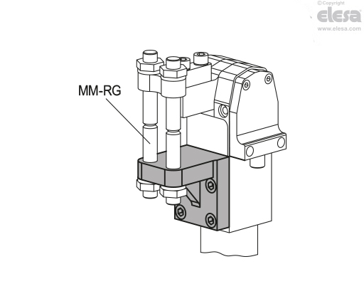 MM-FL-RG-NK - Lower brackets for clamping screws