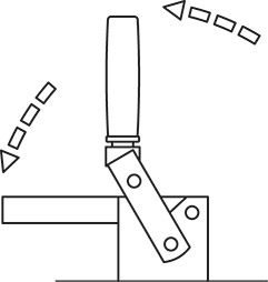 MPB. - Heavy-duty vertical toggle clamps