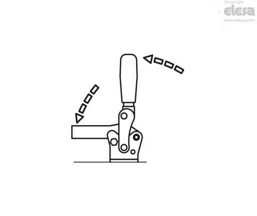 MVA.L - Renforced vertical toggle clamps