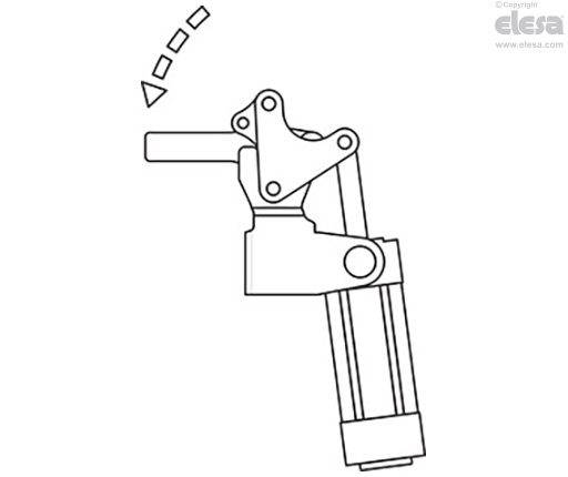 PPE-LPV3 - Con leva di serraggio piena e fascetta per saldatura