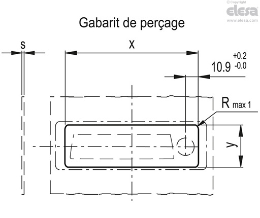PR-CH - Poignées encastrables avec fermeture à levier