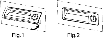 PR-CH - Flush pull handles with lever latch
