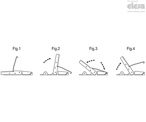 TLX.Z-A - Zinc-plated steel. Without locking spring cotter pins.