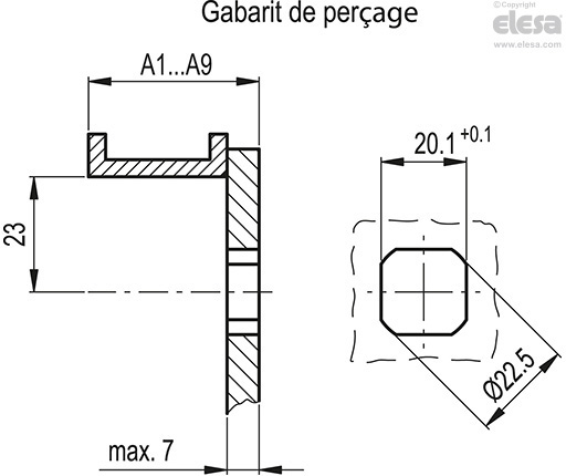 VCTK. - VCMK. - Loquet de fermeture