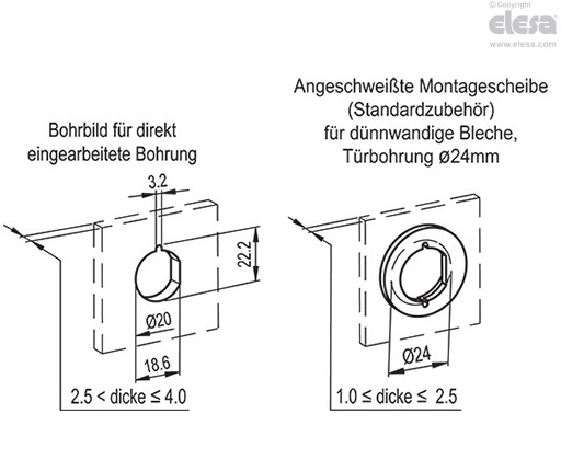 VC.308 - Schloss mit verschiedenen Kombinationen