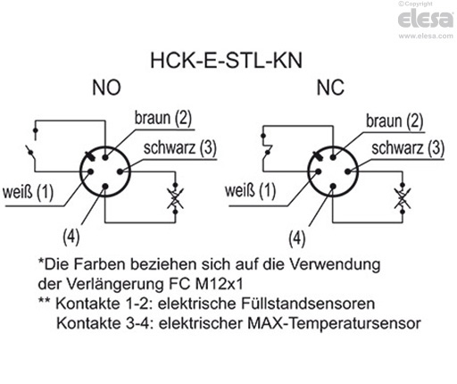 HCK-E-S - Elektrische Ölstandanzeiger