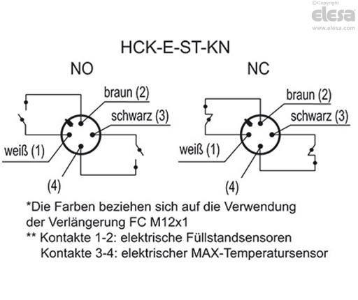 HCK-E-S - Elektrische Ölstandanzeiger