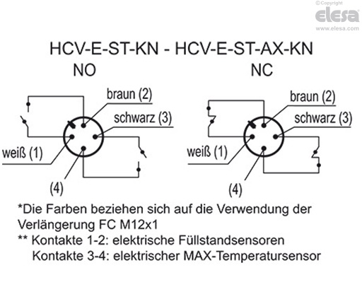 HCV-E-S - Elektrische Ölstandanzeiger