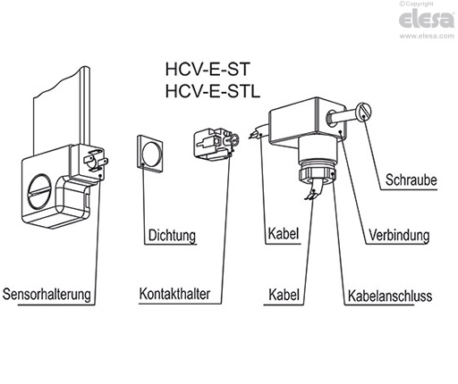 HCV-E-S - Elektrische Ölstandanzeiger