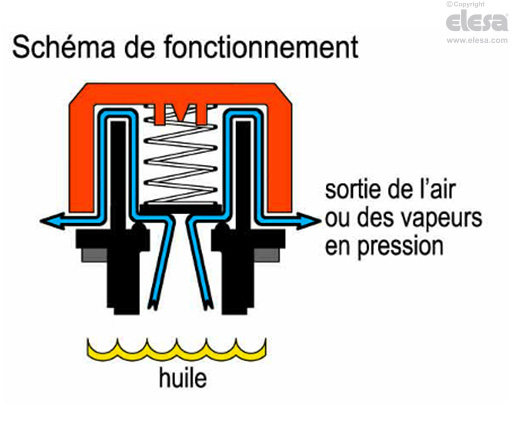 SFV-100 mb - Pour pressions supérieures à 0,100 bar, avec symbole graphique « vanne »
