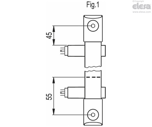 SLCK-HT - With DIN 43650C male connector, for applications with temperatures up to 120°C