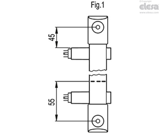 SLCK - Con conector macho DIN 43650 C, para aplicaciones con temperaturas de hasta 80 °C