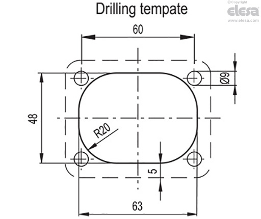 RH-EE-01 - Folding handle with recessed tray