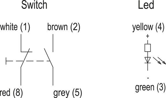 RH-FG11 - Asas con interruptor eléctrico