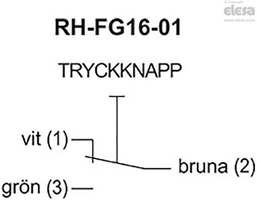 RH-FG16-01.84 - Tryckknapp med omkopplingskontakt