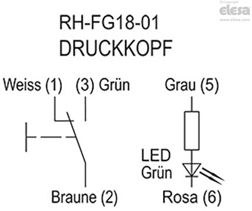 RH-FG18-01 - Eine Drucktaste