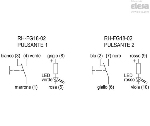 RH-FG18-02 - Due pulsanti