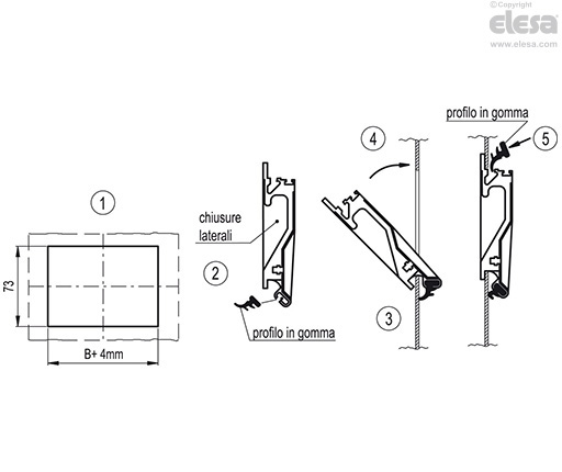 RH-SG-CLEAN - Maniglie da incasso