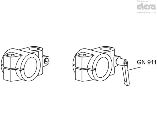 GN 133 - Two-way connecting clamps