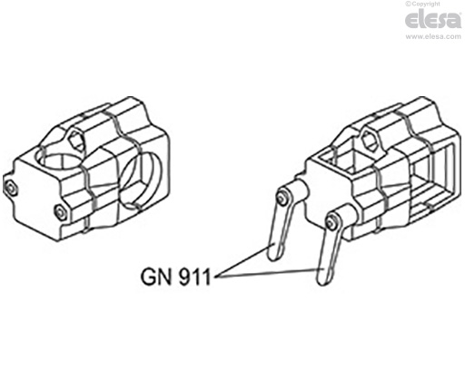 GN 135-B-B - For round tubes