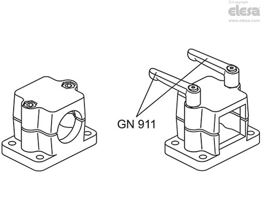 GN 147-B - For round tubes