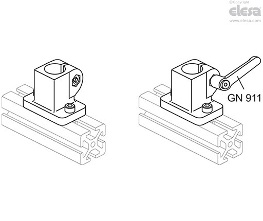 GN 162.3 - Connecting clamp bases