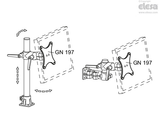 GN 197 - Monitor mounts
