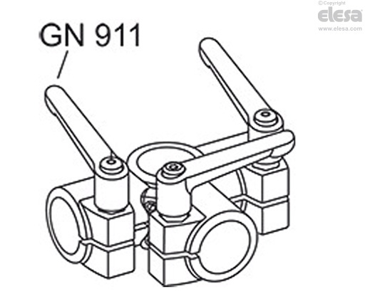 GN 198 - Morsetti di collegamento ad angolo