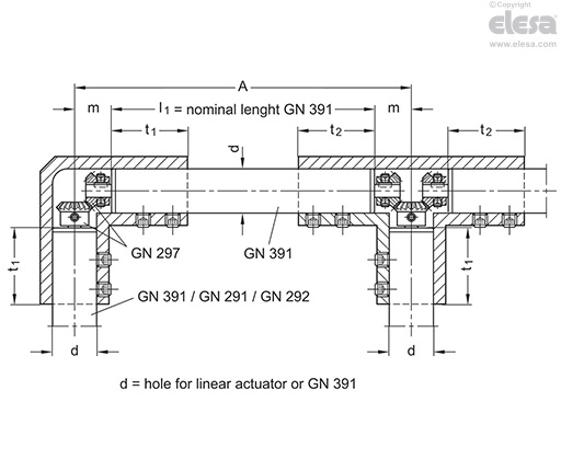 GN 298 - T-shaped and angular connectors