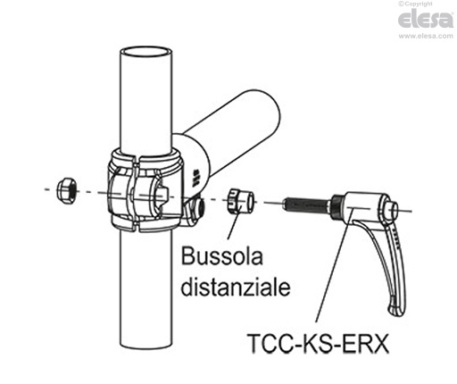 TCC-KS-ERX - Maniglia a ripresa