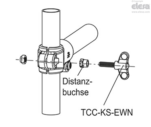 TCC-KS-ERX - Verstellbare Klemmhebel