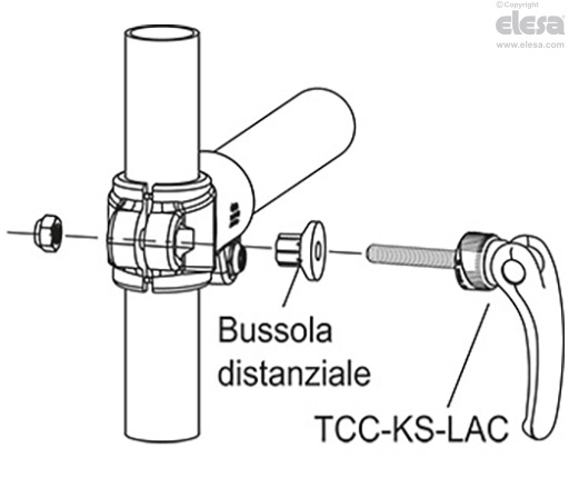 TCC-KS-ERX - Maniglia a ripresa