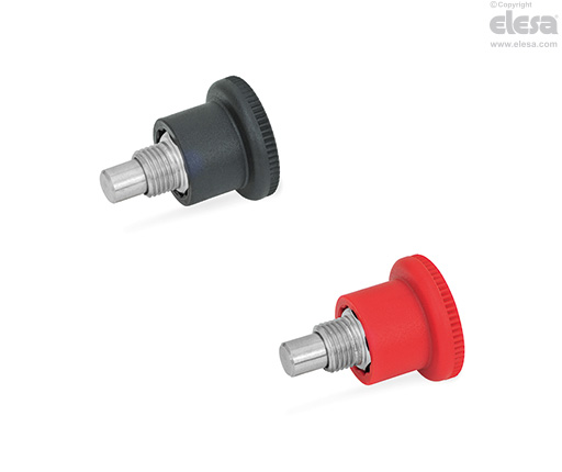 GN 822-B-NI | Mini indexing plungers | Elesa