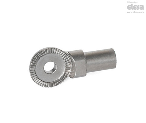 Ganter GN 115.8-HG-18-H1-SW-2 Gancio Di Bloccaggio Con Leva – Alluminio Nero, Distanza 18mm