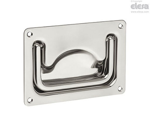 Kit Maniglia Da Incasso Quadra Con Chiavistello Intaglio E Maniglietta - Foto 12