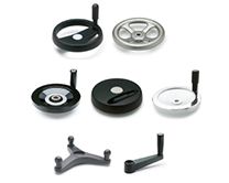 Hand wheels and crank handles