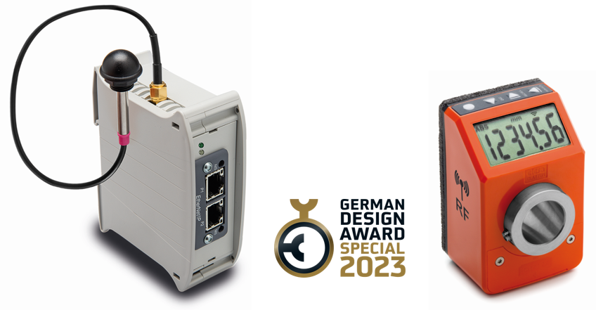 DD52R-E-RF Stellungsanzeiger mit kabelloser Datenübertragung gewinnt den German Design Award 2023