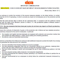 Coronavirus - New udpate