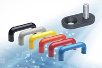 Bridge handle front fastening kit from Elesa