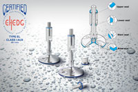 Elesa LMHD levelling feet – meeting hygiene standards, cleaning quickly and efficiently