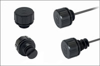 New Elesa SFX series hydraulic anti-splash breather caps, plus dipstick